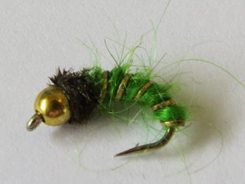 Bead-Head-Green-Caddis-Nymph-Fly